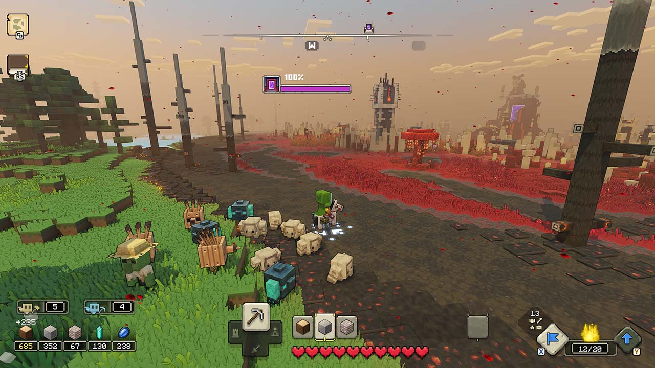 Minecraft Legends Gameplay Image - Gamersmaze.com