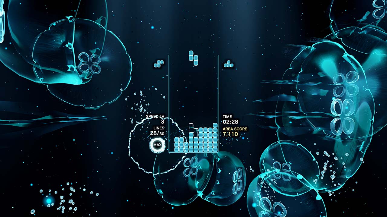Tetris Effect Connected Gameplay Image - Gamersmaze.com