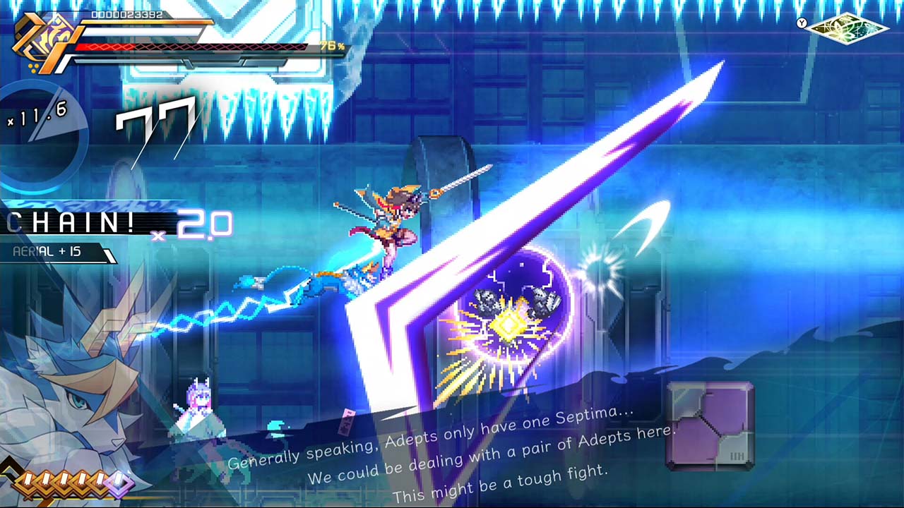 Azure Striker Gunvolt 3 Gameplay Image - Gamersmaze.com